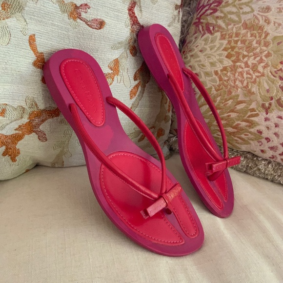 Colehaan Red/Fuchsia “Bikini” Sandal Fun Feminine - Picture 3 of 15